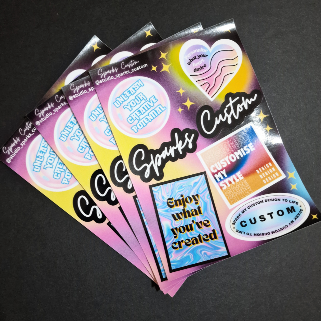 Glossy- Photo Sticker Paper / Inkjet Adhesive