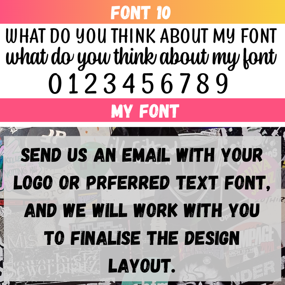 Iron-On Vinyl Decals